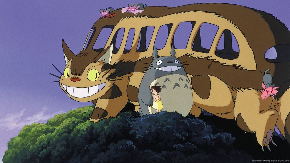 totoro, cat bus